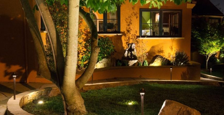 Landscape lighting in south hampton