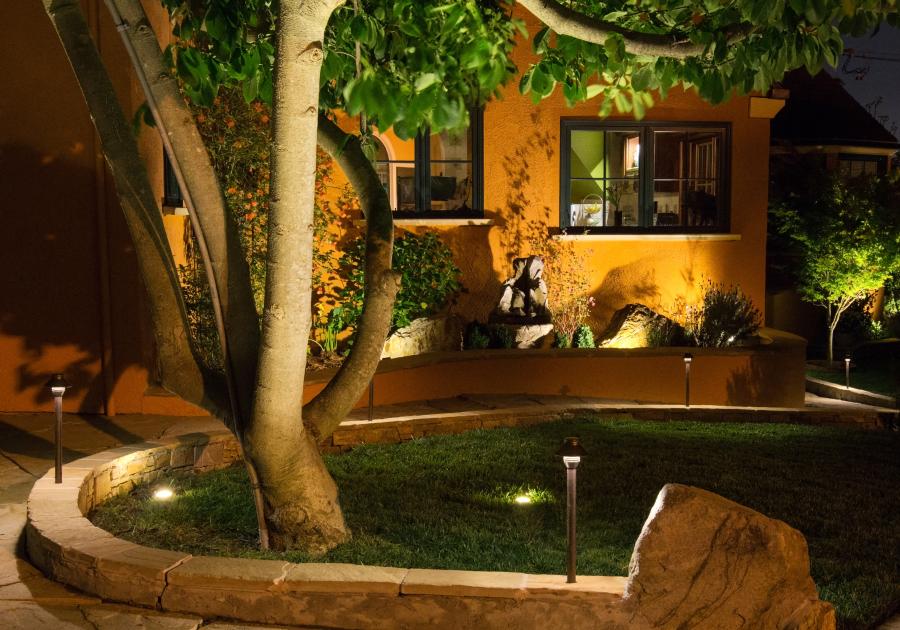 Landscape lighting in south hampton